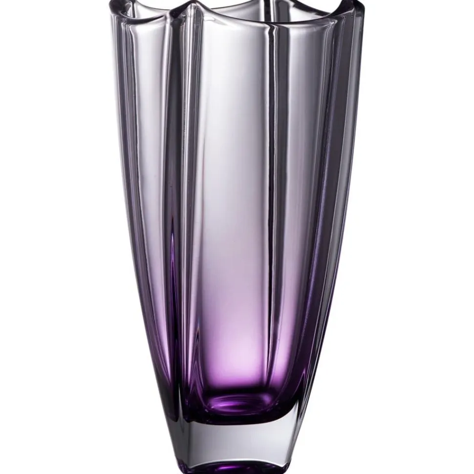Amethyst Dune 10" Square Vase