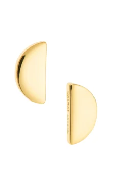 Arc Sterling Silver & Gold Stud Earrings
