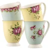 Archive Rose Footed Mug Set of 4