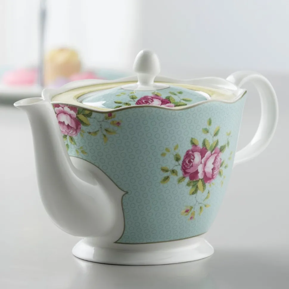 Aynsley Archive Rose Teapot