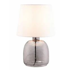 Boho Table Lamp & White Shade