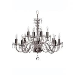 Cashel 12 Arm Chandelier IRE/UK Fitting