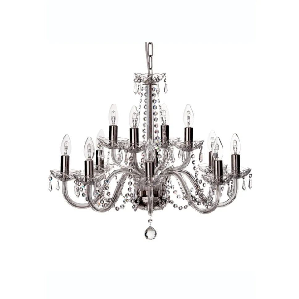 Cashel 12 Arm Chandelier IRE/UK Fitting
