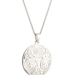 Celtic Swirl Sterling Silver Pendant