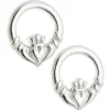 Claddagh Sterling Silver Earrings