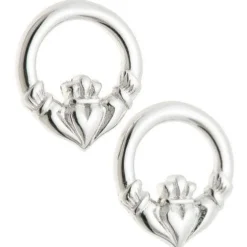 Claddagh Sterling Silver Earrings