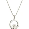 Claddagh Sterling Silver Pendant