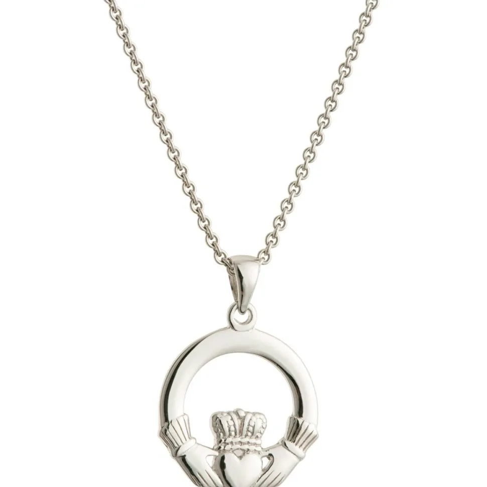 Claddagh Sterling Silver Pendant