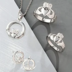 Claddagh Sterling Silver Pendant