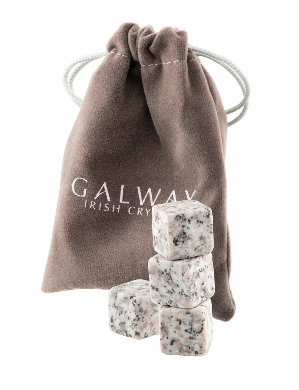 Cooling Stones Set of 4 - White/Grey Granite