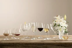 Elegance Red Glass Pair