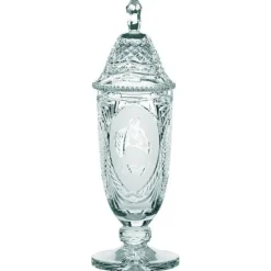 Engraved 17" Footed Sports Trophy & Lid