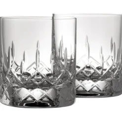 Engraved Longford Whiskey Glass Pair