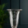 Engraved Medium Footed Masterpiece Vase