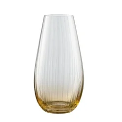 Erne 9.5" Vase Amber