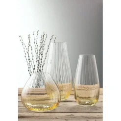 Erne 9.5" Vase Amber