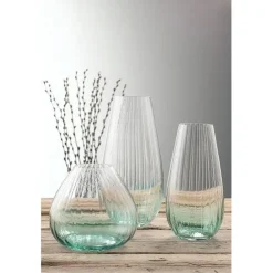 Erne 9.5" Vase Aqua