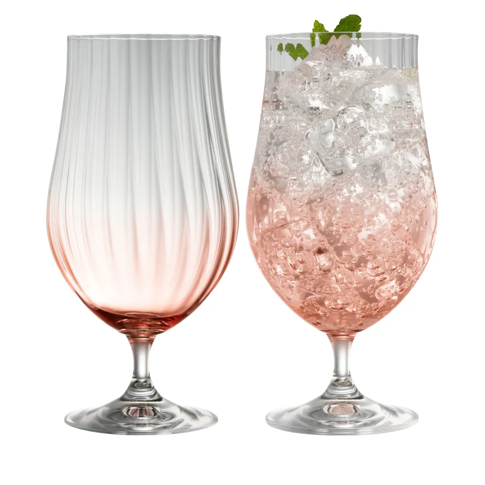 Erne Craft Beer/Cocktail Glass Pair Blush