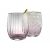 Erne Tumbler Glass Pair Amethyst