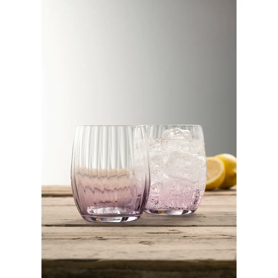 Erne Tumbler Glass Pair Amethyst