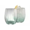 Erne Tumbler Glass Pair Aqua