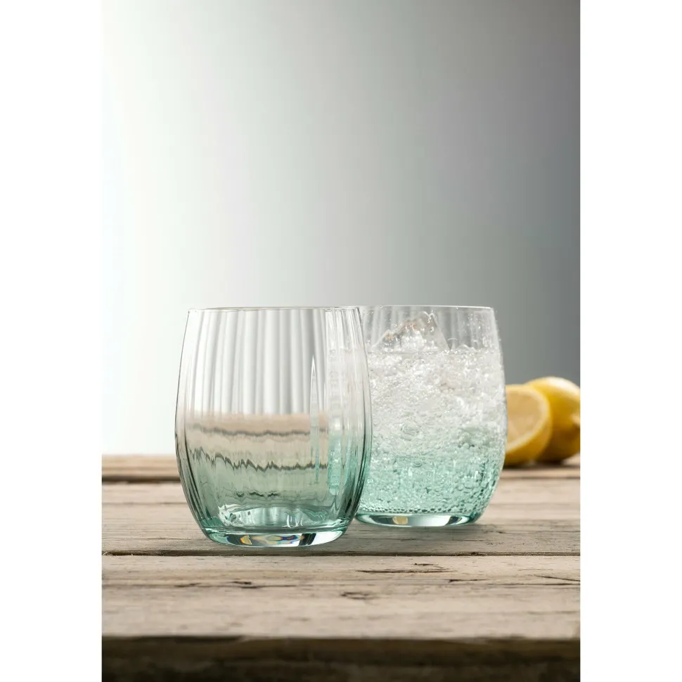 Erne Tumbler Glass Pair Aqua