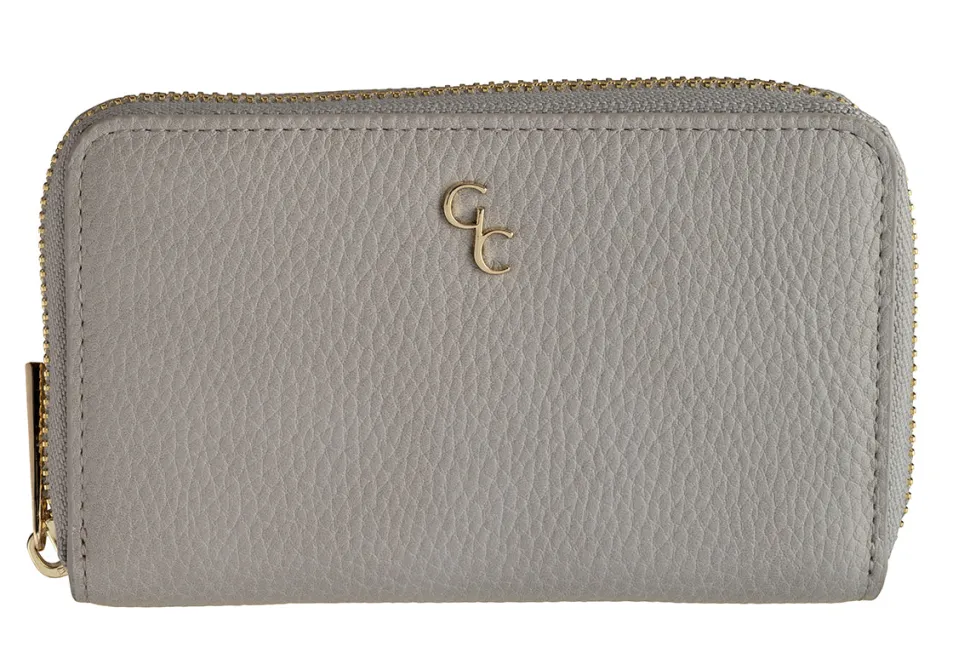 Grey Ladies Zip Wallet