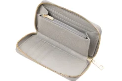 Grey Ladies Zip Wallet