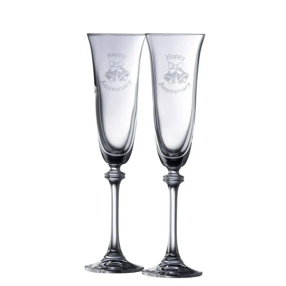 Happy Anniversary Liberty Flute Pair