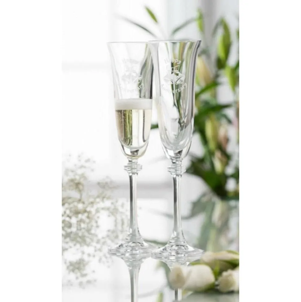 Happy Anniversary Liberty Flute Pair