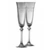 Happy Engagement Liberty Flute Glass Pair
