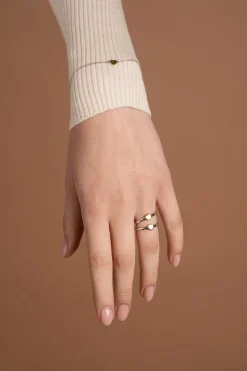 Heart of the Claddagh Silver & Gold Ring