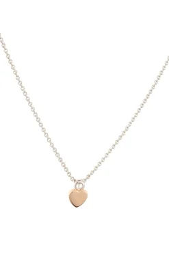 Heart of the Claddagh Silver & Rose Gold Pendant