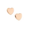 Heart of the Claddagh Silver & Rose Gold Earrings