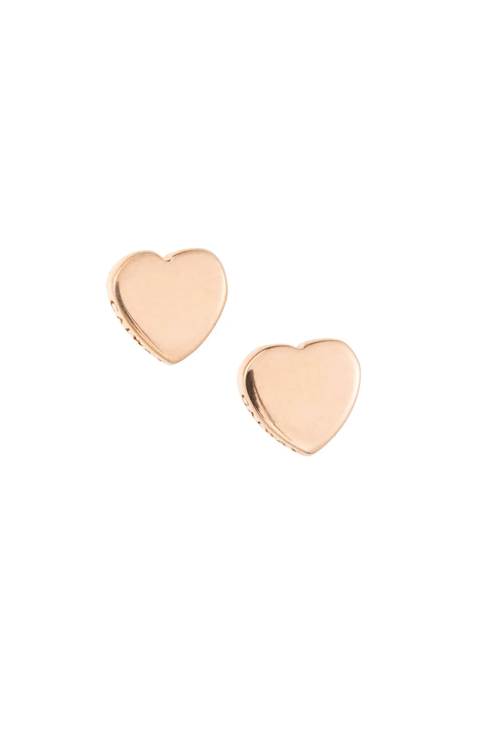 Heart of the Claddagh Silver & Rose Gold Earrings