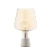 Large Glass Table Lamp - Amber