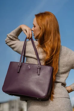 Large Tote Bag - Mulberry