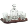 Longford Square Decanter Tray Set