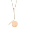 Luna Sterling Silver & Rose Gold Pendant