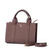 Medium Tote Mauve Taupe Canvas