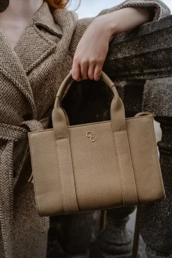 Medium Tote Sand Canvas