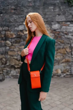 Mini Cross Body Bag - Tangerine