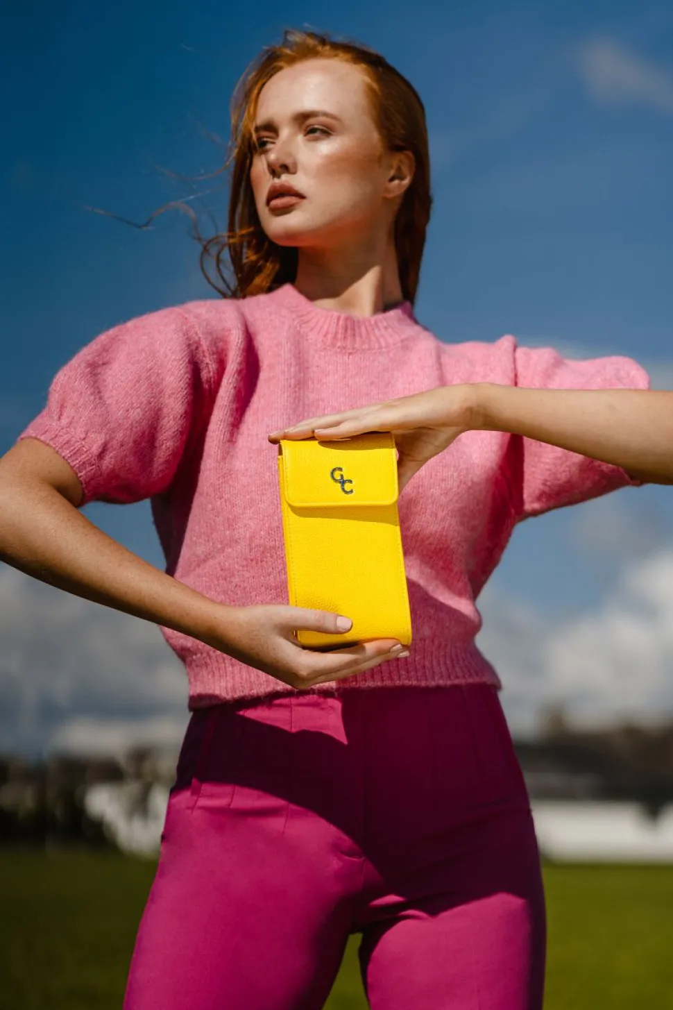 Mini Cross body Bag - Yellow