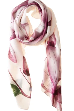 Mulberry Blossom Polyester Scarf