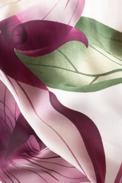 Mulberry Blossom Polyester Scarf