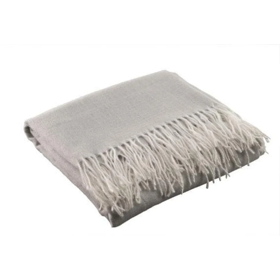 Pearl Grey Throw