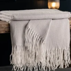Pearl Grey Throw