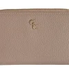 Taupe Ladies Zip Wallet