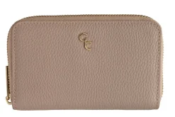 Taupe Ladies Zip Wallet