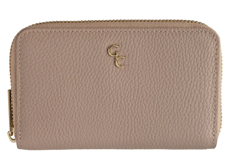 Taupe Ladies Zip Wallet